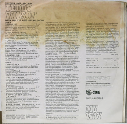 Teddy Wilson & The Ove Lind Swing Group ‎– Swedish Jazz My Way