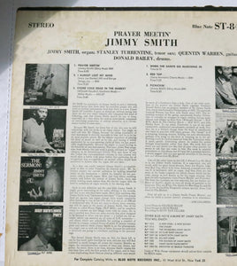 Jimmy Smith With Stanley Turrentine ‎– Prayer Meetin'