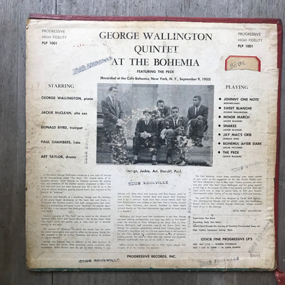 George Wallington Quintet at the Bohemia - Progressive Records