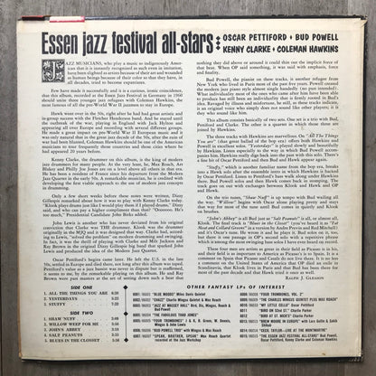 Oscar Pettiford, Bud Powell, Kenny Clarke, Coleman Hawkins ‎– Essen Jazz Festival All Stars - Fantasy